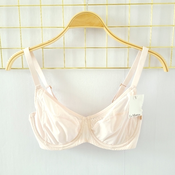 Le Mystere Other - NWT Le Mystere Full Coverage Pink Sheer Bra